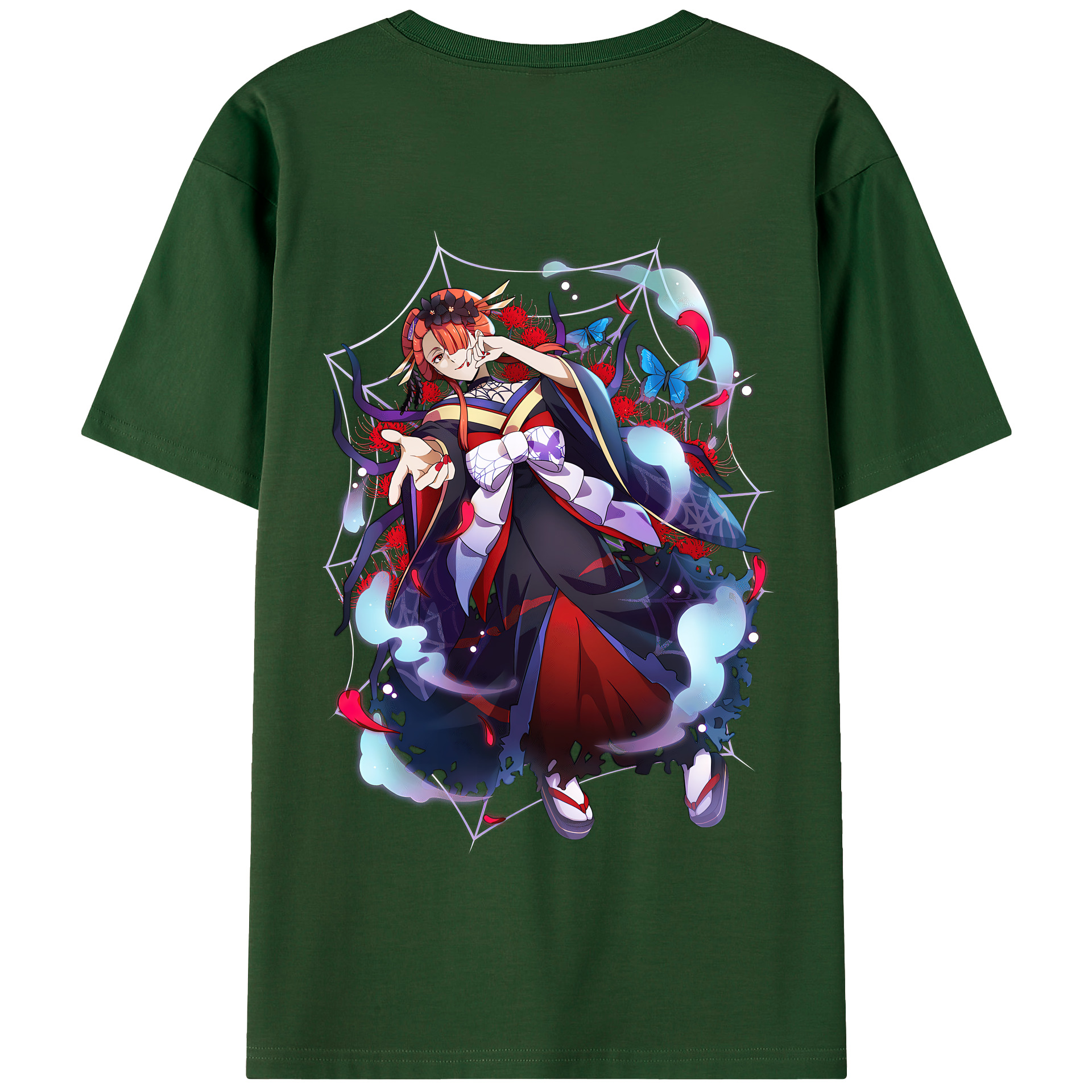 （画像用） 文豪ストレイドッグス Bungo Stray Dogs 綿100％半袖Tシャツ（背面プリント）
